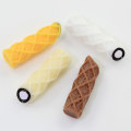 Resin Charm Beads Egg Roll Candy Bead for Girls Necklace Pendant Keychain Jewelry Making Supply