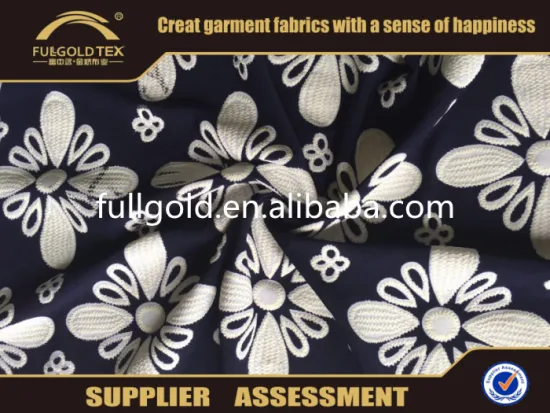 2016 New Fashion Polyester Spandex FDY Plain Dyed Foam Fabric For Lady's Garment