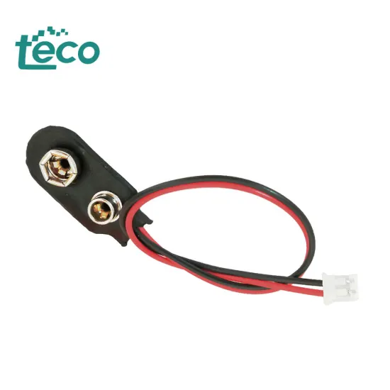 9V Battery Clip Connector to 2-Pin PH2.0 Socket Adapter