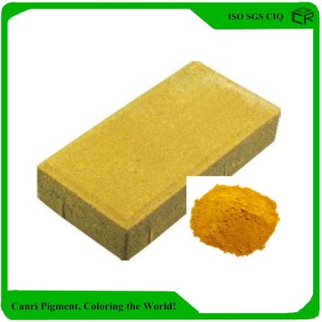 Yellow ferric oxide for brick
