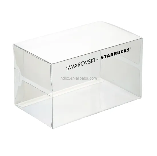 High Transparent PET RPET Plastic Retail Packaging Boxes - Mini MOQ Clear Plastic PVC Packaging