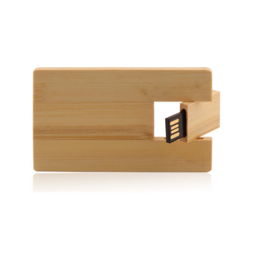 Custom Logo Wooden Card  Usb Flash Drive