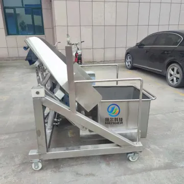 304 Stainless Steel Hydraulic Meat Bin Lifter/Elevator Hopper Trolley