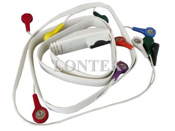 Mortala EKG Holter Cable TPU with 10 Leadwires and 102cm