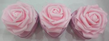 Pink Heart Bentuk Permen Tin Box