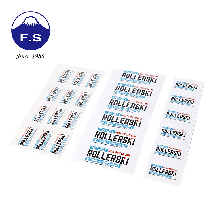 Recyclable Printing Pvc Waterproof Label Sticker