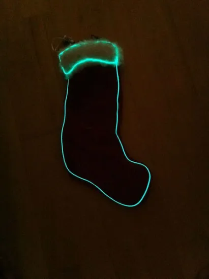 electroluminescent light rope for X-mas