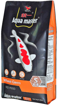 Aqua master Tropical Koi Carp Fish Food(Feed), Wheat Germ, Easy to Digest 1kg (S/L)