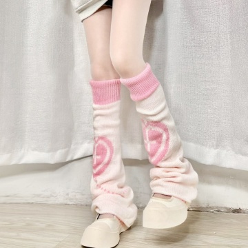 Wholesale Custom Lace Knitted Heart Leg Warmers for Women: Hot Seller in OEM Market