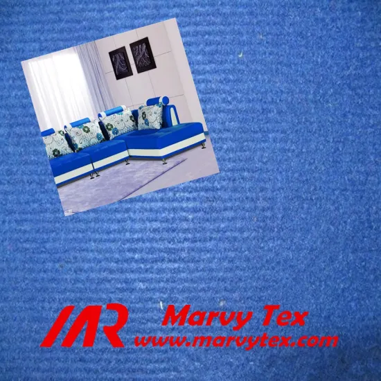 warp knitted loop velvet fabric for settee couch lining