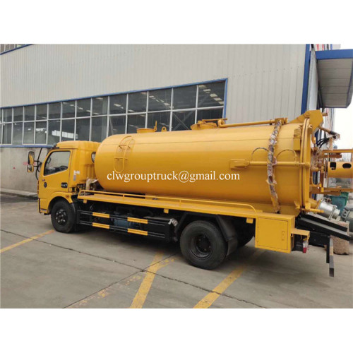 Caminhão de sucção de esgoto a vácuo Dongfeng nova fossa séptica
