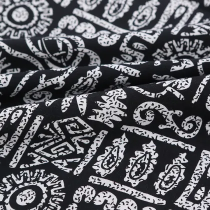 Woven Printed Custom 100% Rayon Viscose Fabric