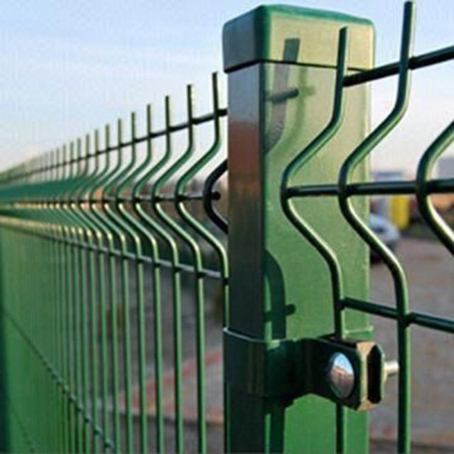 welded curved wire mesh fence