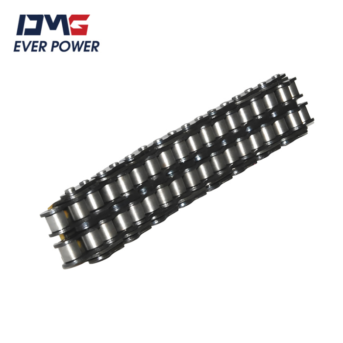 Rollkette mit vulkanisierten Elastomerprofilen