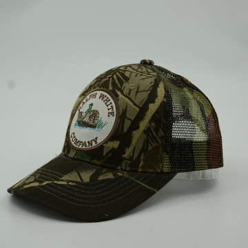 High quality custom camo mesh Trucker Cap