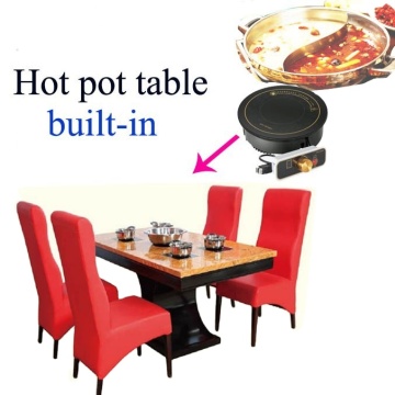 Shabu Hot Pot Table with Induction Cooker
