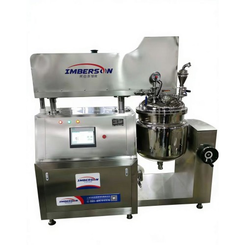 Homogeneizador al vacío con calefacción y refrigeración.