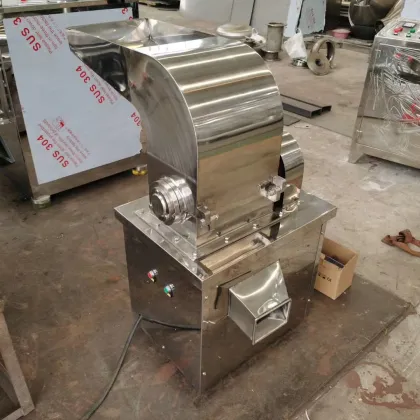 Sugar Spice Grinder Machine: Small Lab Pin Mill Pulverizer for Chili, Spices, and Vegetable Powder