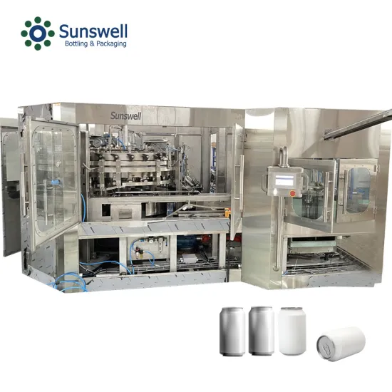 Automatic Aluminum Can Juice Filling Sealing Machine