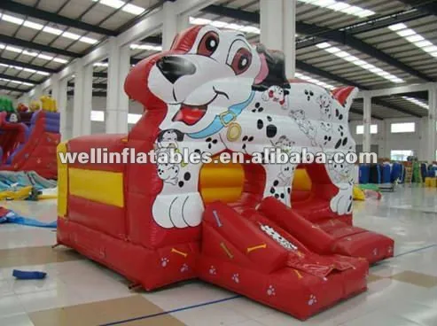 dog shape inflatable jumper / baby bouncer with discount