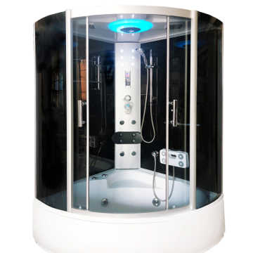 Luxury Multifunctional Whirlpool Steam Glass Shower Room