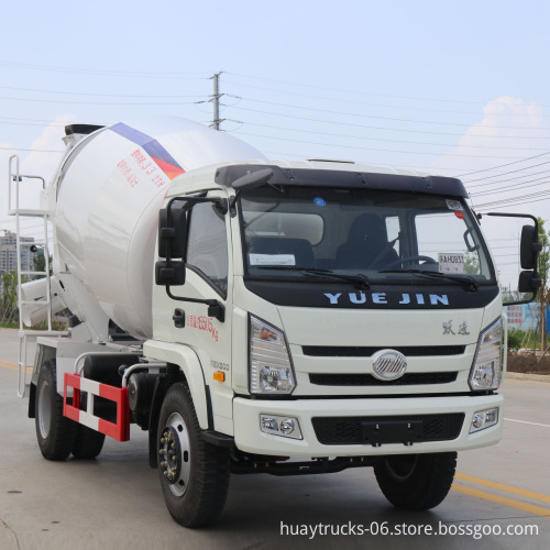 SAIC YUEJIN X300 4CBM Euro 5 Concrete Mixer Truck - Factory Direct Sale