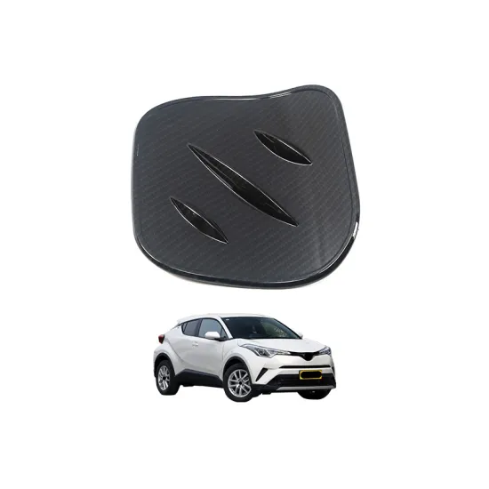 OEM Stainless Steel Chrome Plated Fuel Tank Cover for Toyota 2018C-HR ABS Carbon Fiber Decoration