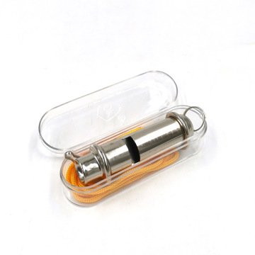 Stainless Steel High-Frequency EDC Outdoor Whistle for Survival and Emergency