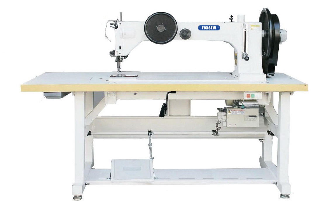 KD-733-762 Long Arm Extra Heavy Duty Drop Feed Walking Foot Lockstitch Sewing Machine