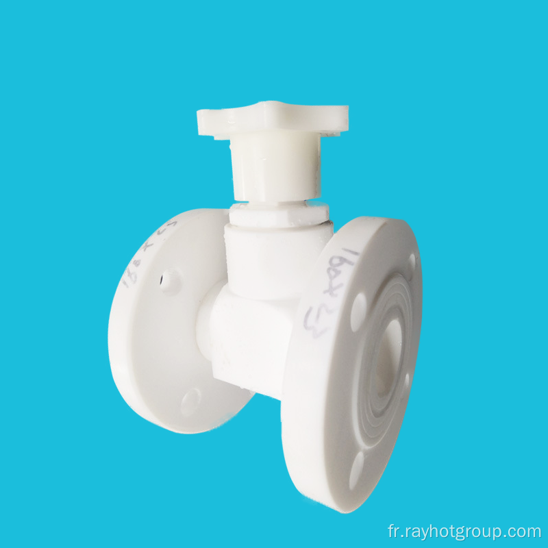 Valve PTFE résistante à chaud