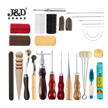 DIY No.30 Handmade Leather Sewing Tool Set for Novices