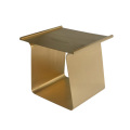 New style brassy stainless steel coffee table