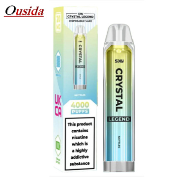 Crystal Bar Legend 4000 Puffs Disposable Vapes