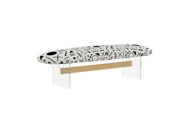 Modern Upholstered Storage Bench for Foot of Bed