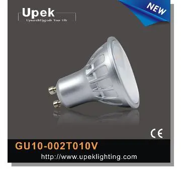 GU10 2W spot led lights for showcases