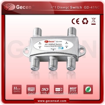 4x1 diseqc switch 4 in 1 out diseqc switch GD-41NCdiseqc 1.0 switch