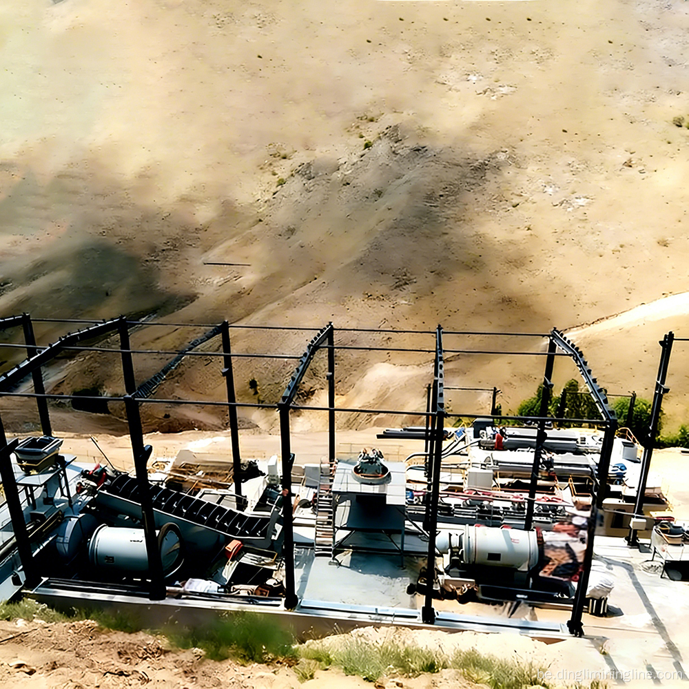 Вытворчая лінія па ўзбагачэнні меднай руды з высокай хуткасцю аднаўлення