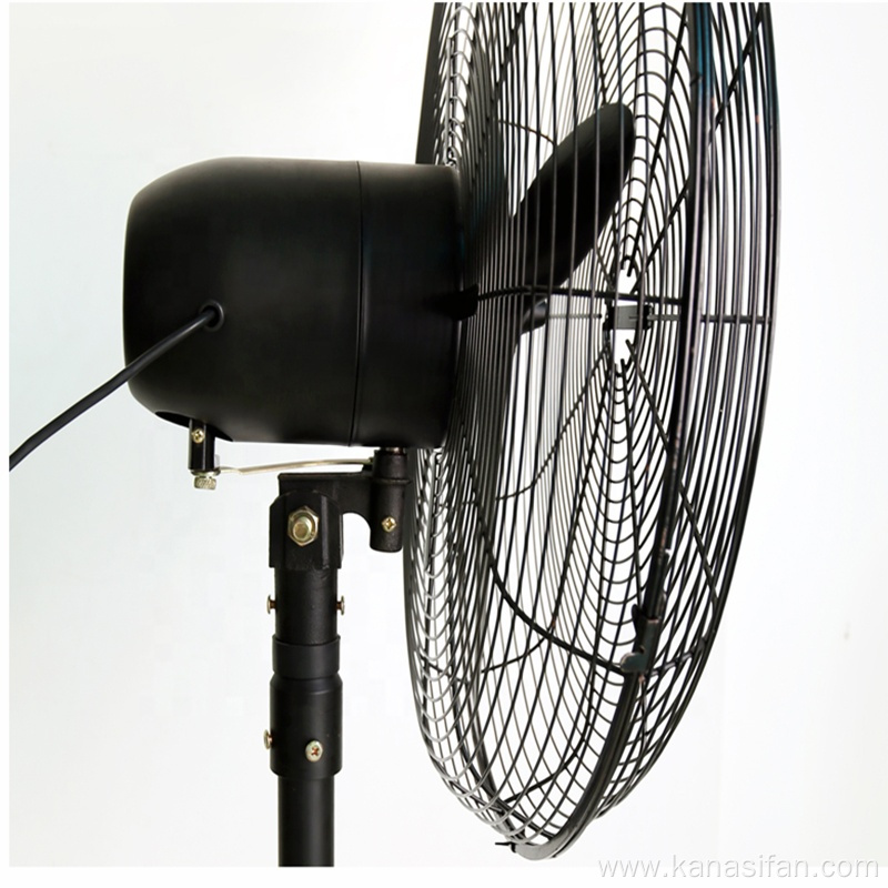 Hot Selling Outdoor Black Metal Stand Fan
