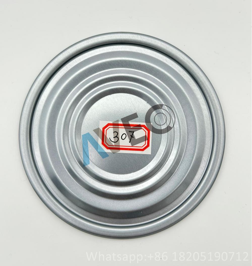 Food beverage meat fish can lids