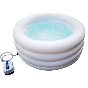 Heated Massage Pool: Inflatable Home Spa with Wave Bubble for Family