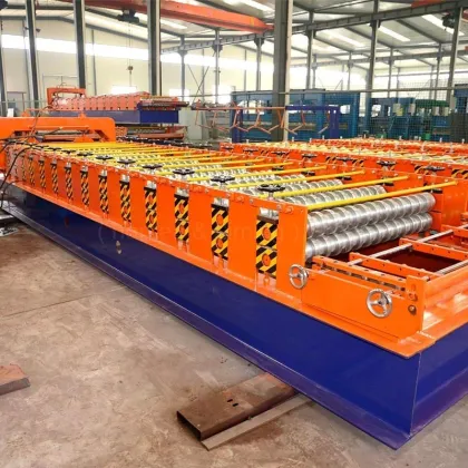 high reputation 77 slats making flor decking roll forming structure machine in china