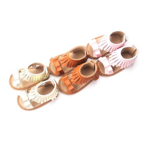 Новая мода детская кисточка лук сандалии