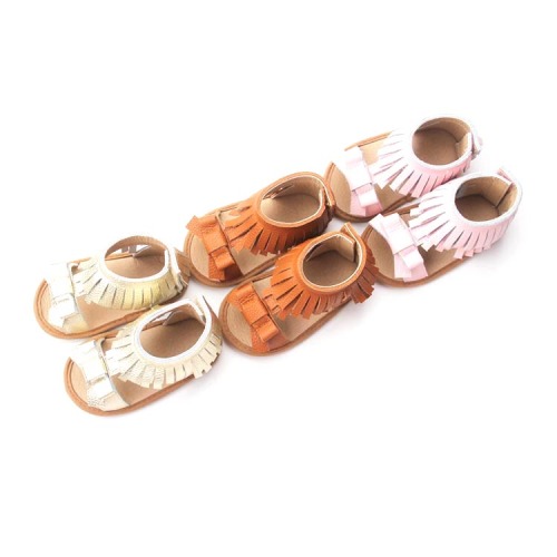 New Fashion Baby Tassel Bow Sandals