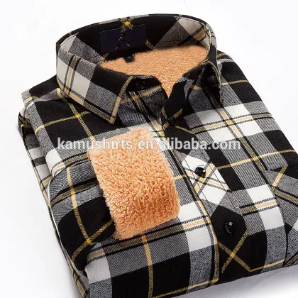 wholesale flannel shirt thermal shirt plaid shirt