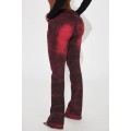 Custom Fashion Street Boot Cut Джинсы красные джинсовые штаны