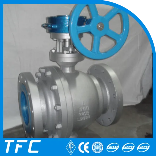 BS 5351 cast steel 2pc ball valve wenzhou