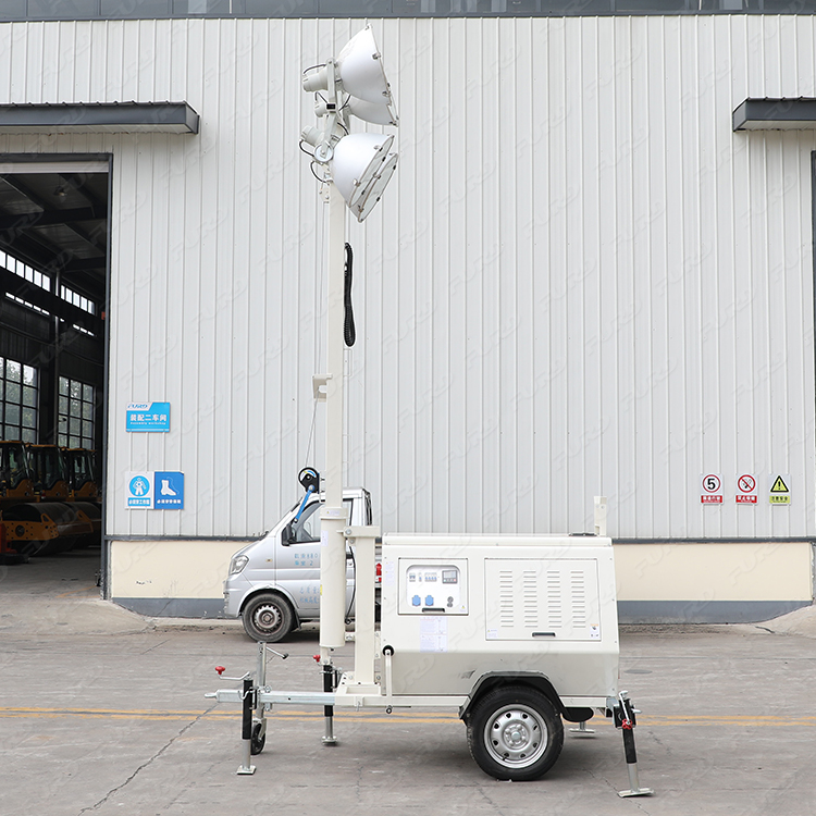 Best-selling 7m light tower diesel generator mobile lighting tower