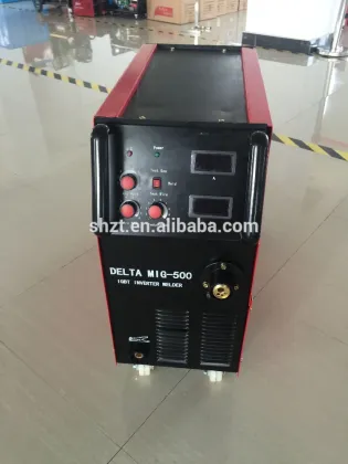 mig-500 igbt inverter co2 mig welding machine with built in panasonic wire feeder