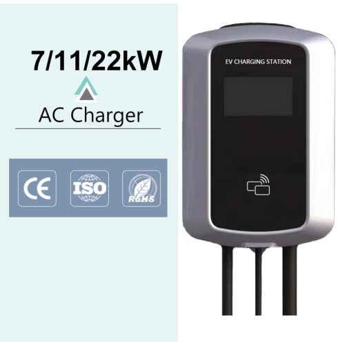 7kW 11kW 22kW Wall-Mounted EVSE Charger type 2