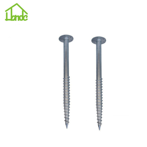 Hot ground anchor for construction